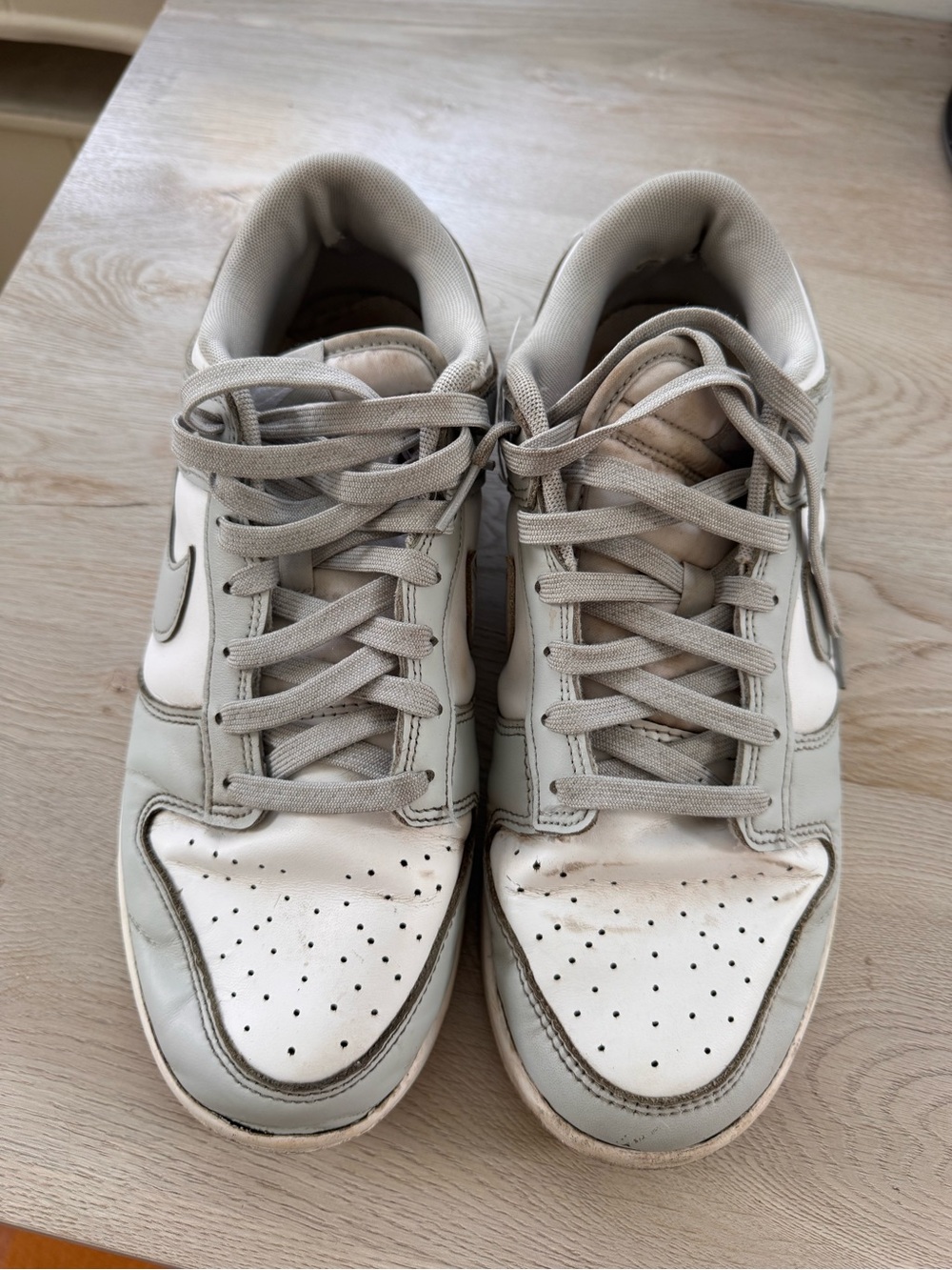 Nike Men's Dunk Low - Gray Fog White Sneakers
